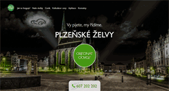 Desktop Screenshot of plzenskezelvy.cz