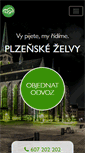 Mobile Screenshot of plzenskezelvy.cz