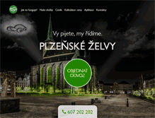 Tablet Screenshot of plzenskezelvy.cz